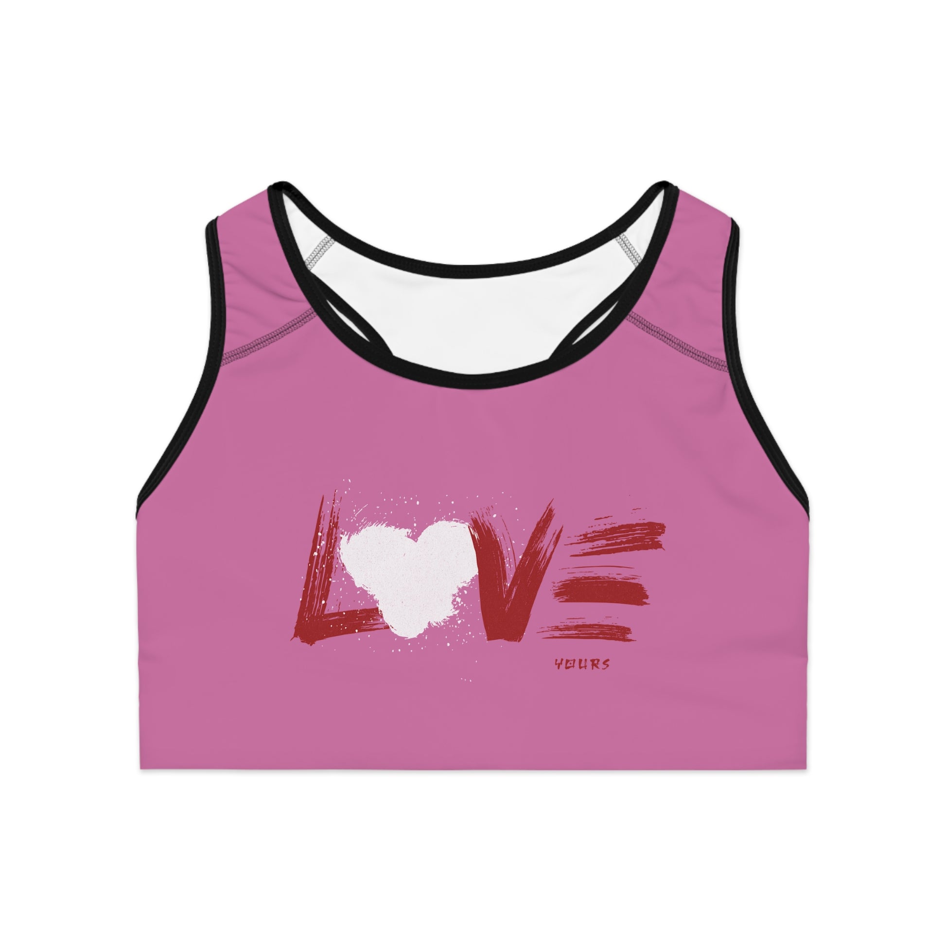 Customizable Love Sport Bra