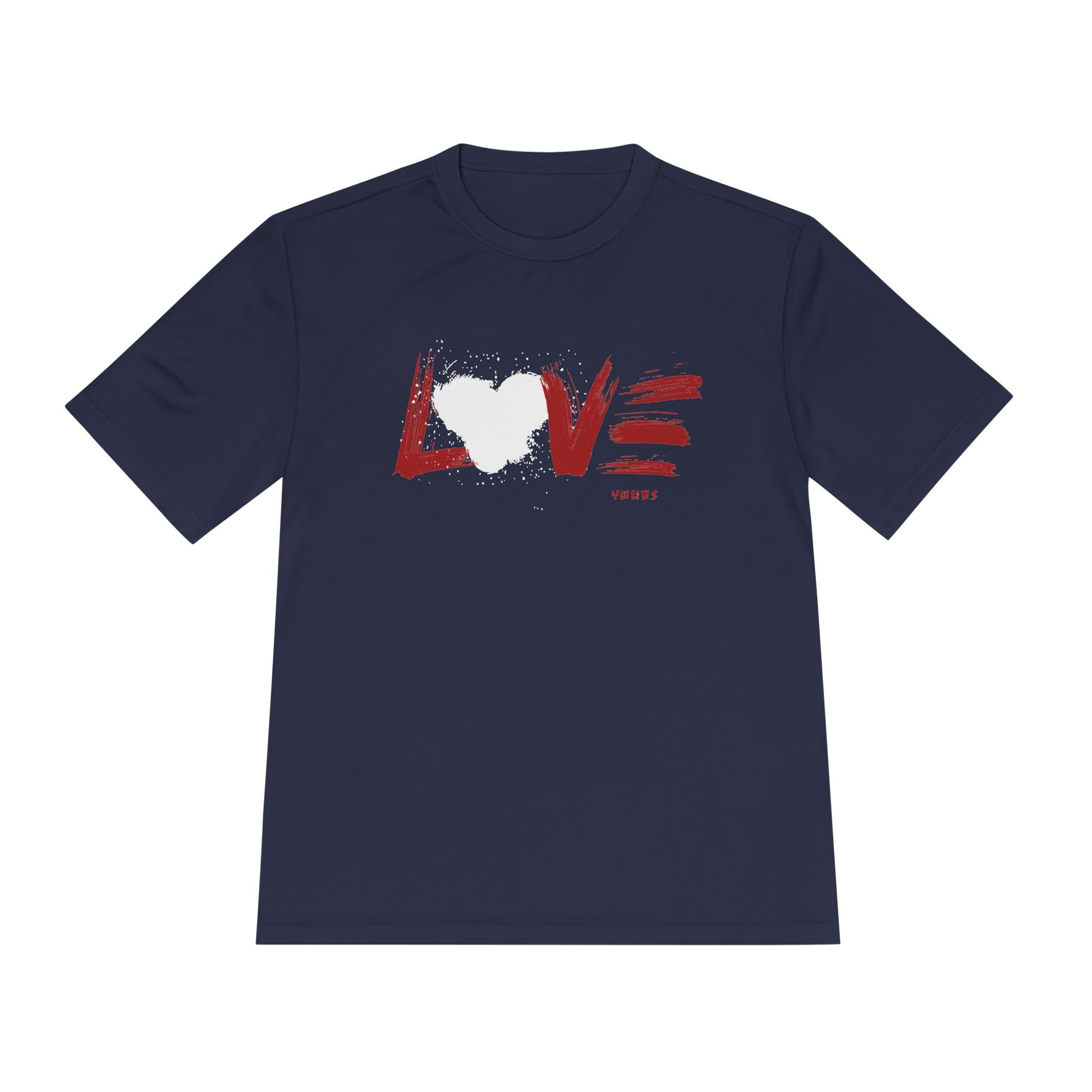 Unisex Love Moisture Wicking Tee for Active Lifestyle, Fitness Apparel, Gifts for Him/Her, Valentine’s Day Gift, Lightweight Workout Shirt