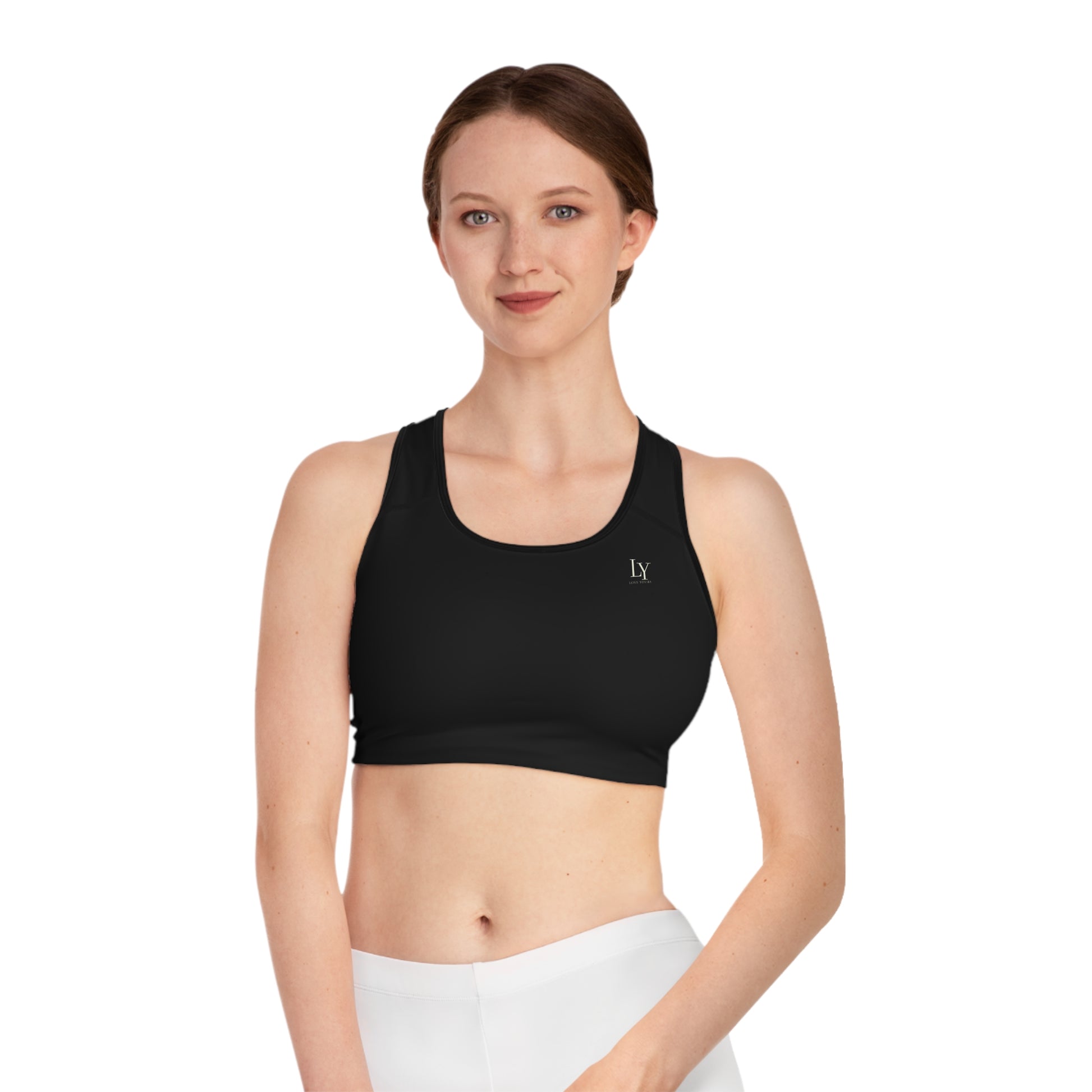 Customizable Love Sports Bra